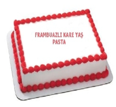 Kaliteli Malzemelerle Hazırlanan 60 Kişilik Frambuazlı Yaş Pasta Samsun pasta