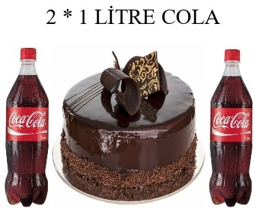 Klasik Çikolata Keyfi: Pasta ve 2x1 Lt Cola Paketi Samsun pasta
